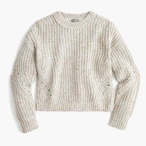 J. Crew Point Sur chunky ribbed crewneck sweater, XXS.